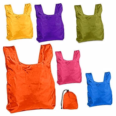 Fashion Color Shopping Bag with Drawstring Closure