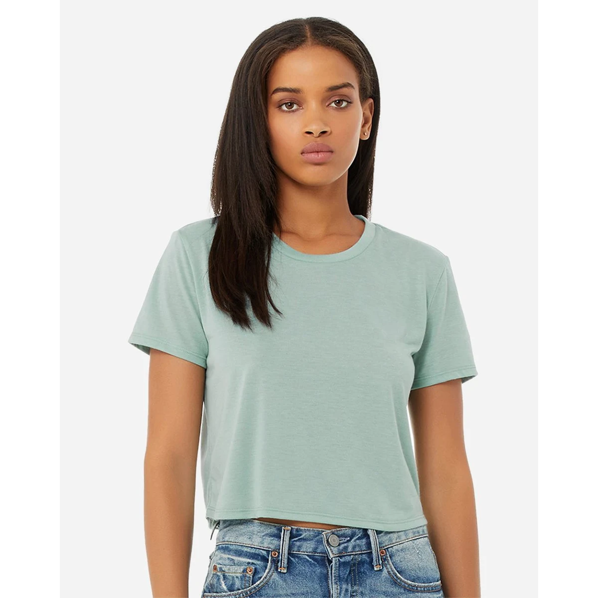 Women's Flowy Crop Tee - 8882 1