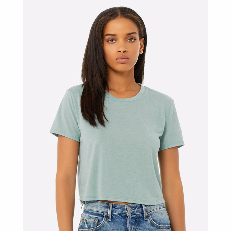 Women's Flowy Crop Tee - 8882