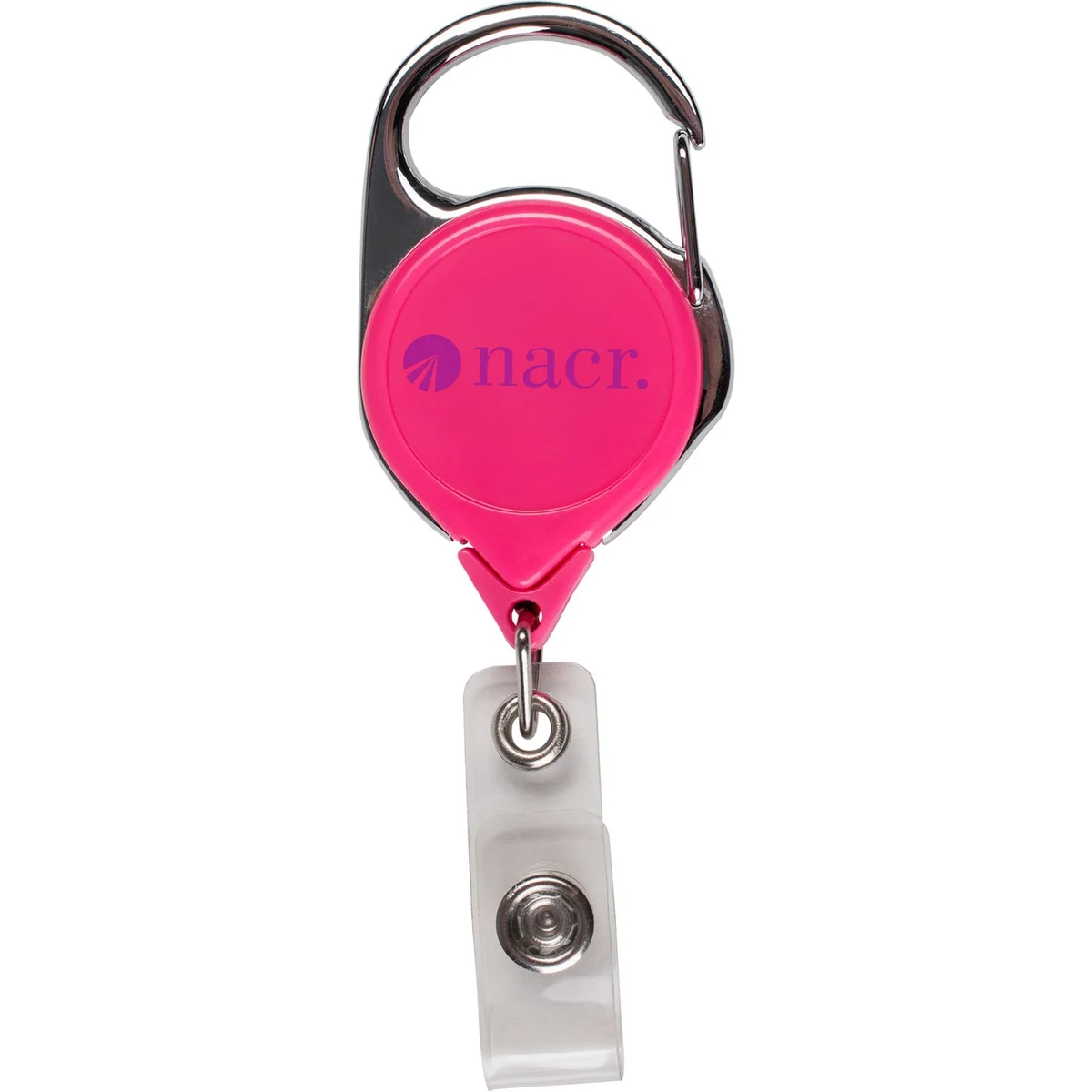 Round Retractable Badge Reel with Sport Clip 1