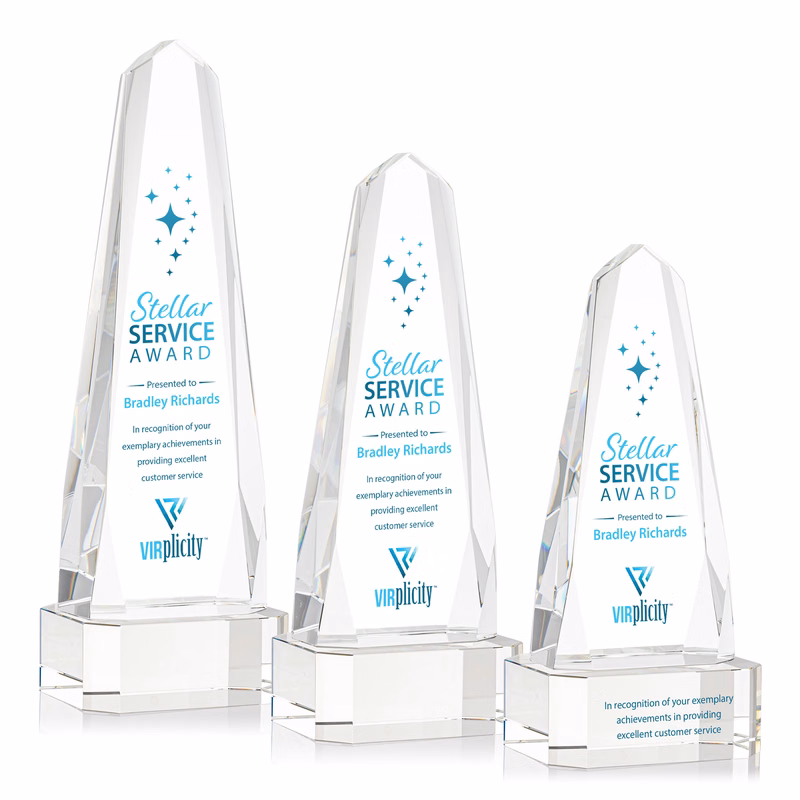Geneva VividPrint™ Award on Base - Clear
