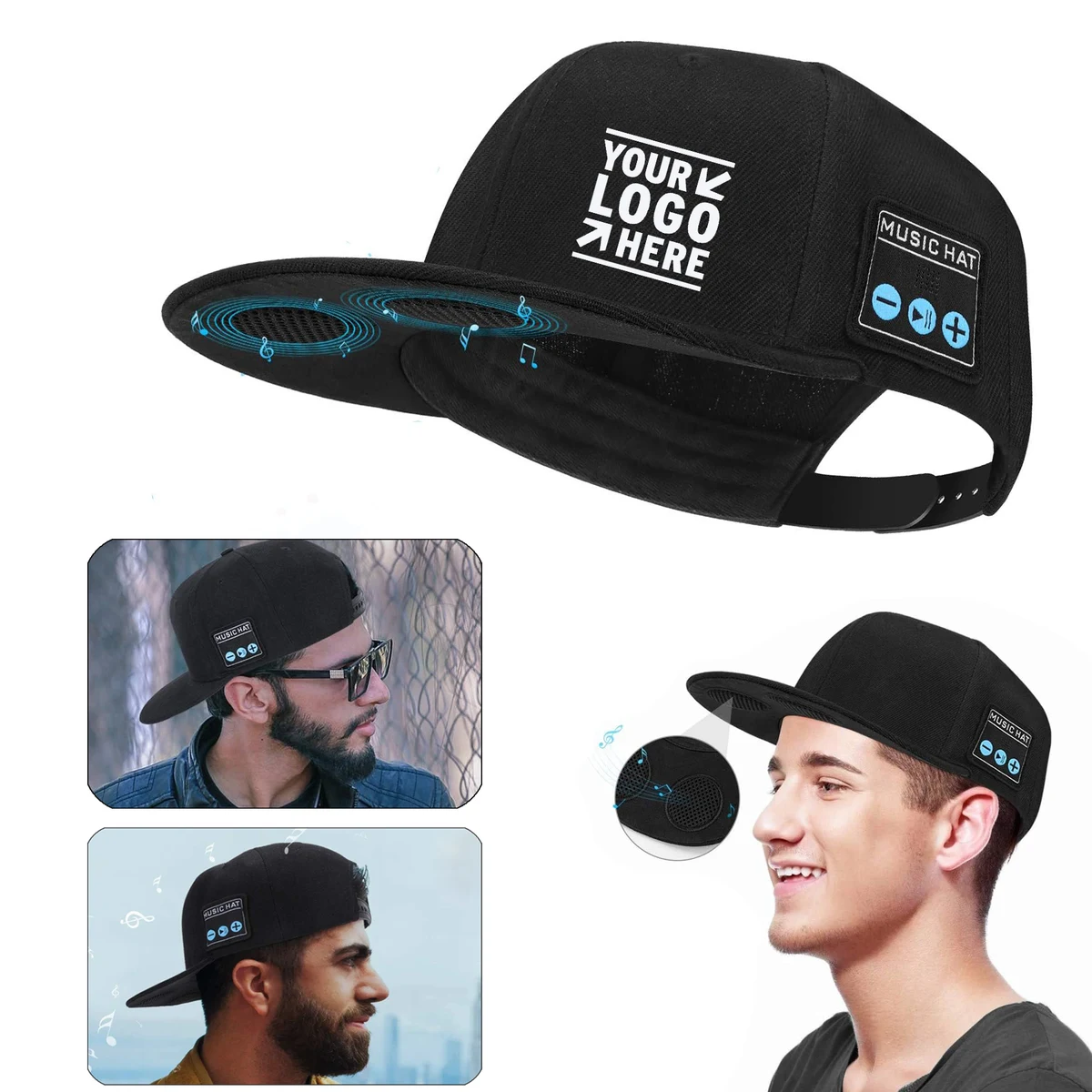 Adjustable Bluetooth Speaker Outdoor Sport Baseball Wireless Smart Speakerphone Hat 1