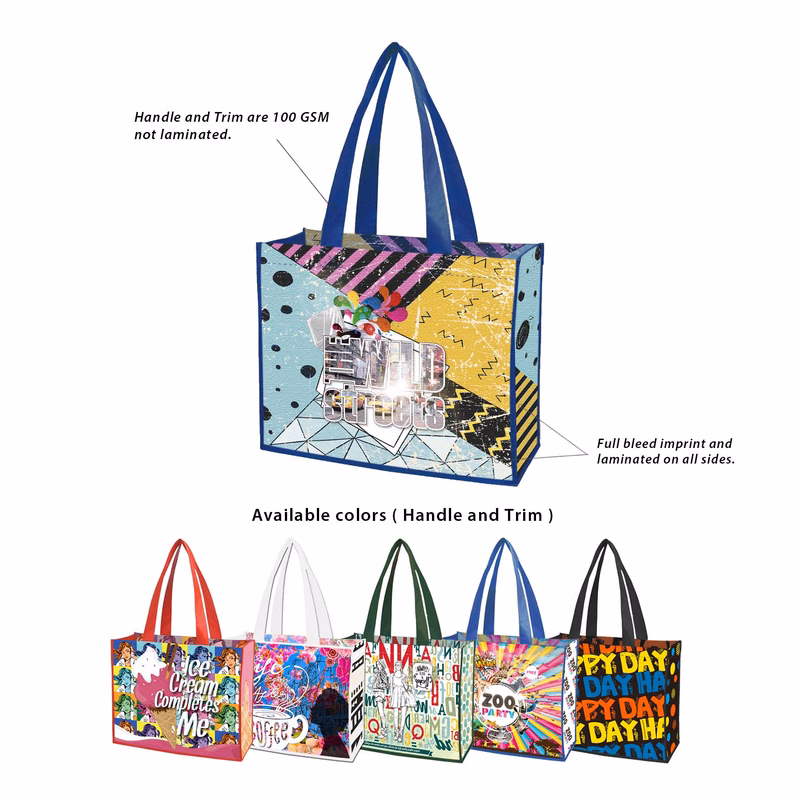 Free Shipping 16 x 12 Small Quantity Custom All Sides Laminated Bag