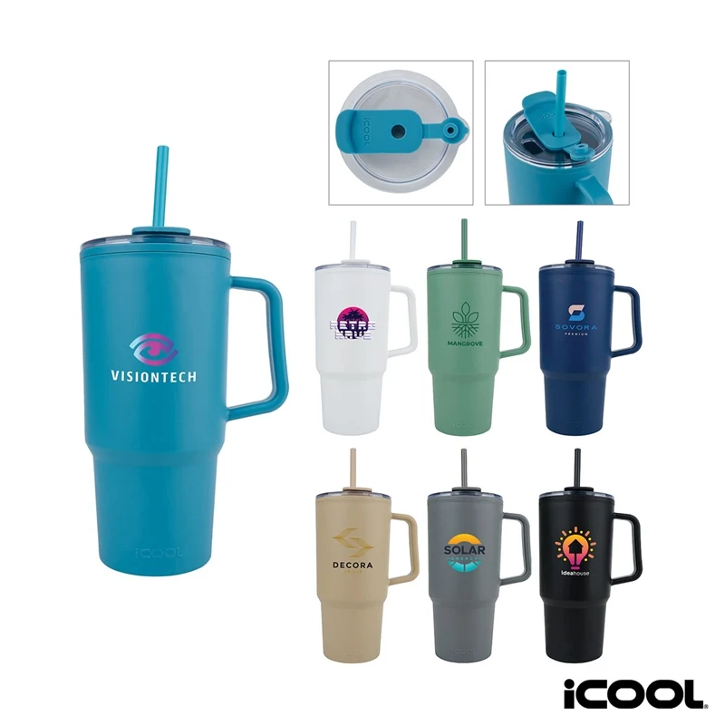 iCOOL® Ouray 30 oz. Double Wall Polypropylene Travel Tumbler 1