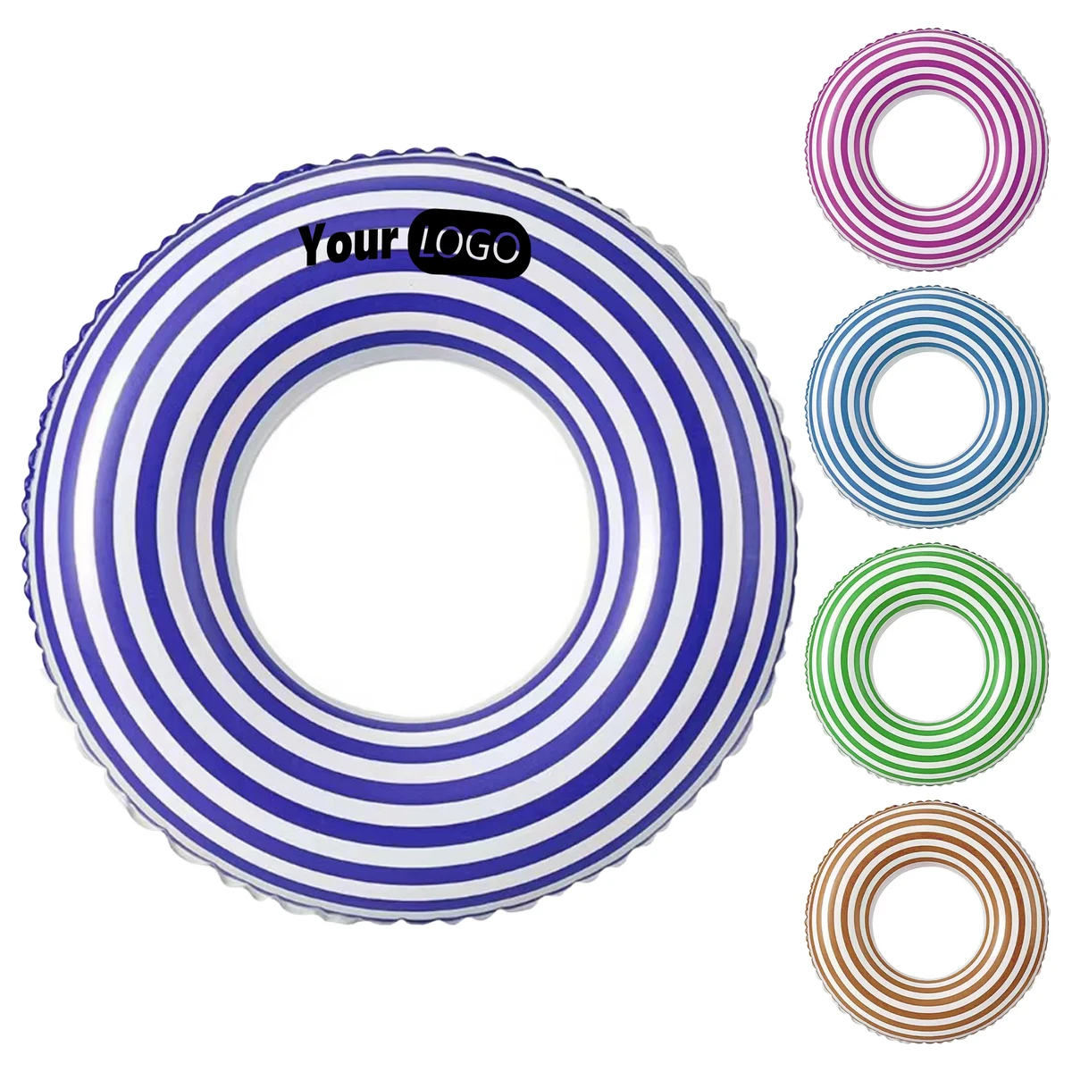 Pvc Eco-Friendly Customizable Swim Ring For Promotions And Fun 1