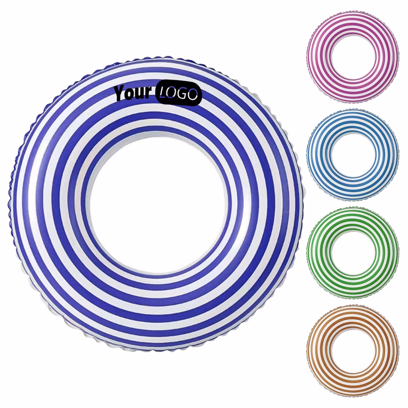 Pvc Eco-Friendly Customizable Swim Ring For Promotions And Fun