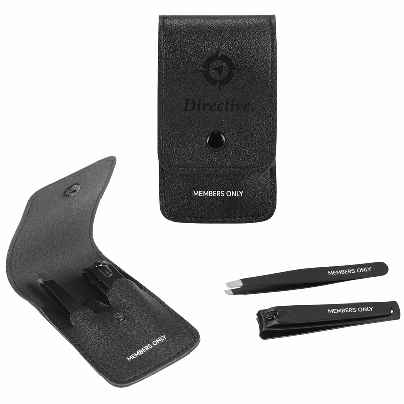 Members Only® Nail Clipper & Tweezer Set
