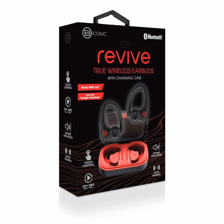 Revive Sport True Wireless Earbuds - Black