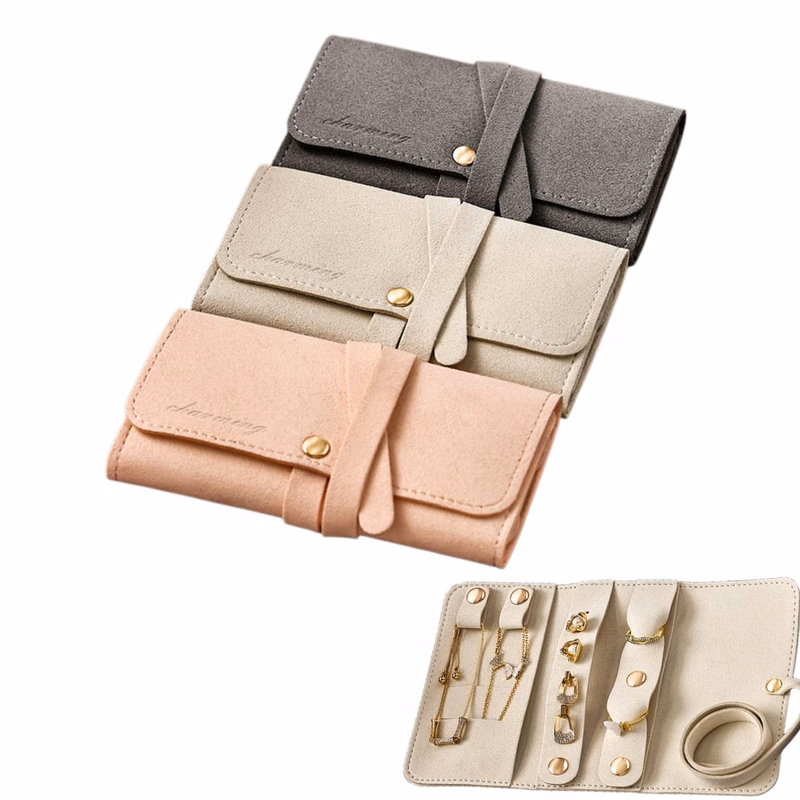 Roll Up Jewelry Pouch