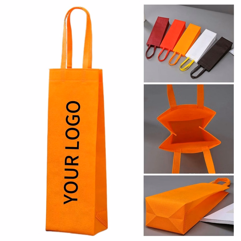 Promotional Wine Bag with Silkscreen Logo
