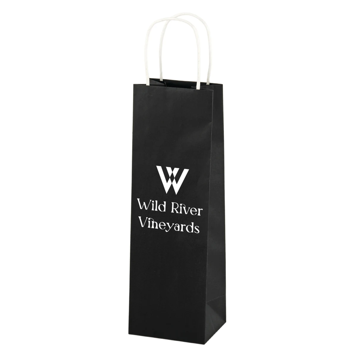 Black 1-Bottle Kraft Bag 1