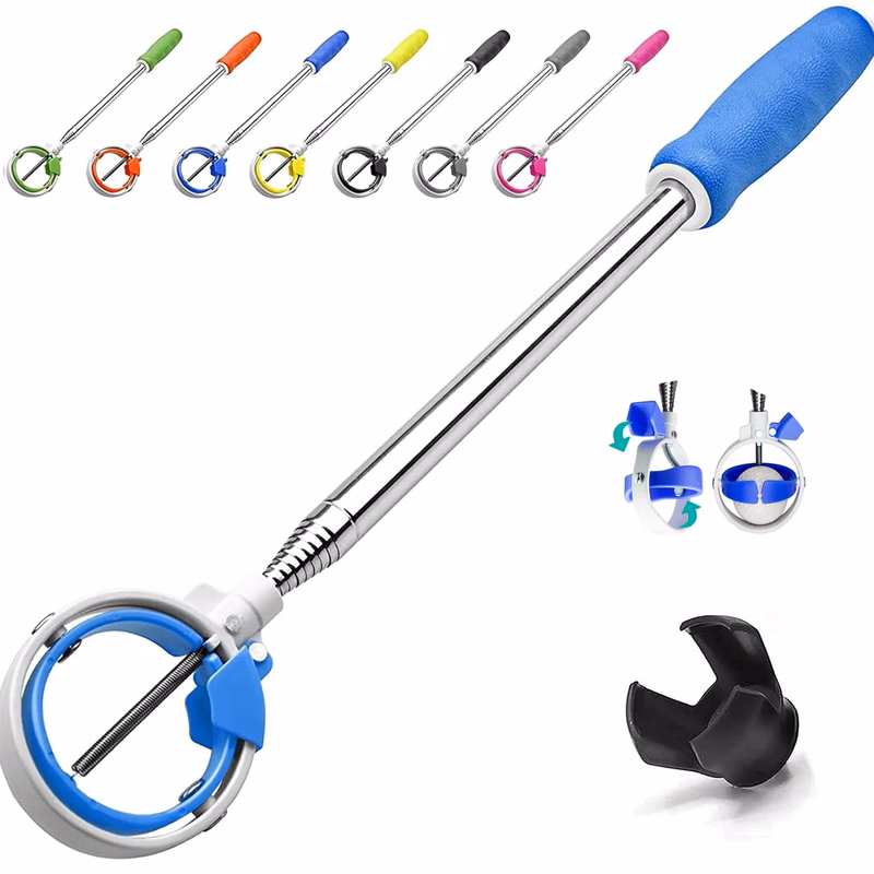 Golf Ball Retriever with Locking Clip