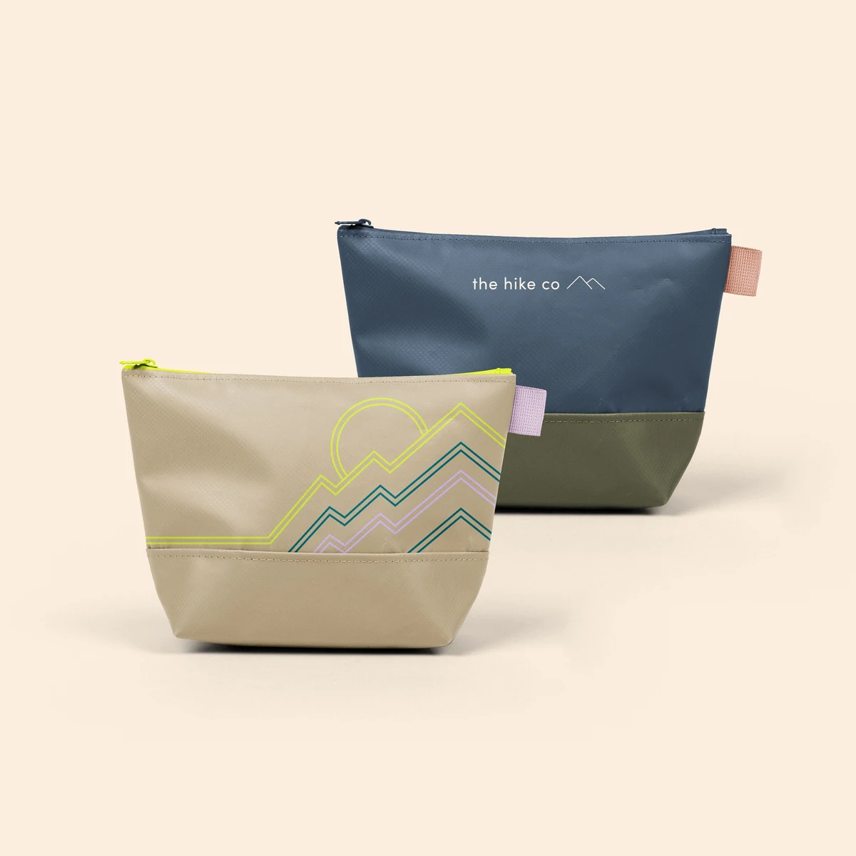 GADGET POUCH - TARPAULIN 4CP SS ONE LOCATION IMPRINT - SMALL - TWO TONE PANEL 1
