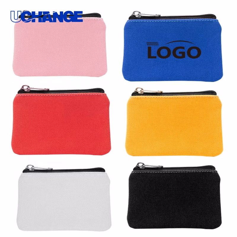 Canvas Mini Pouch Wallet for Coins