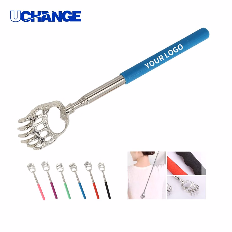 Stainless Steel Telescopic Bear Claw Back Scratcher