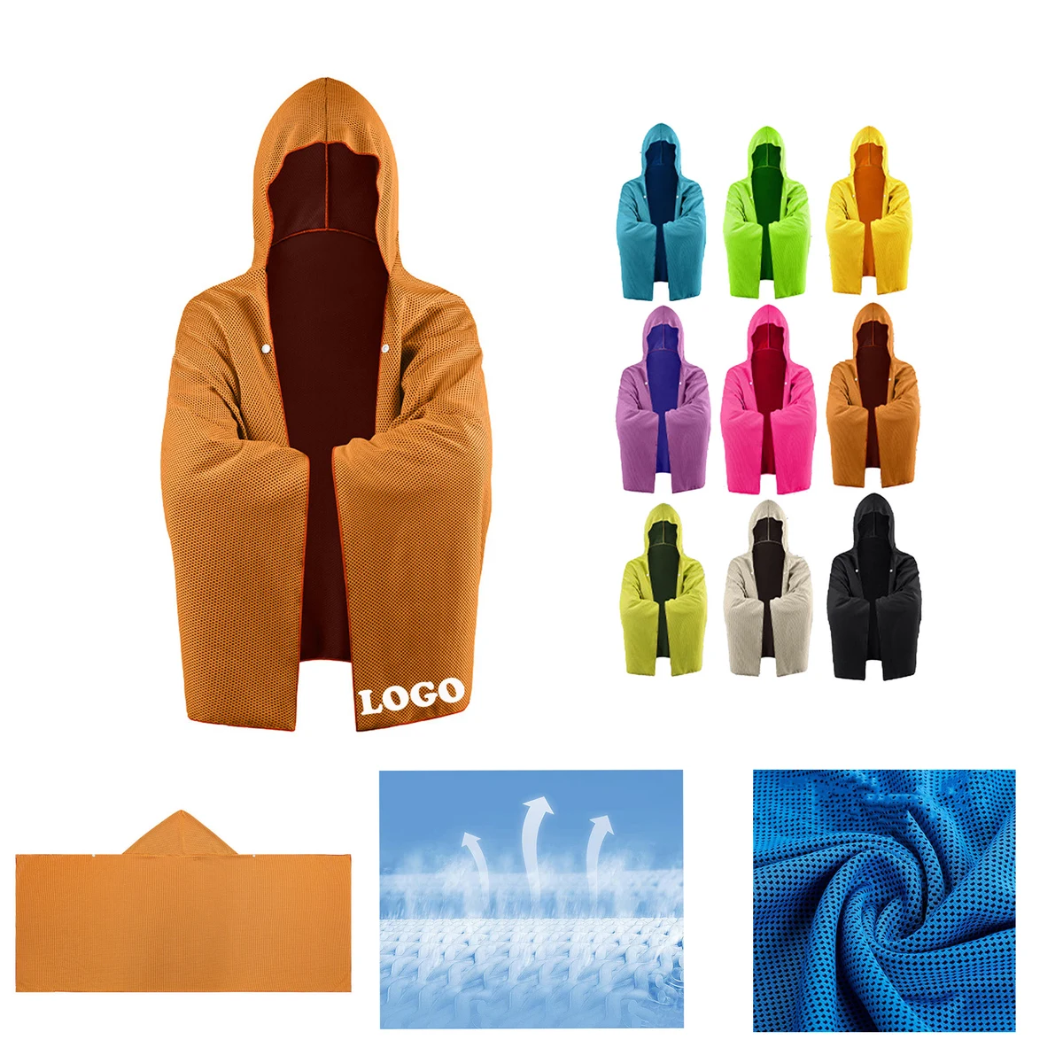 MOQ 5 pcs Cooling Athletic Cape 1