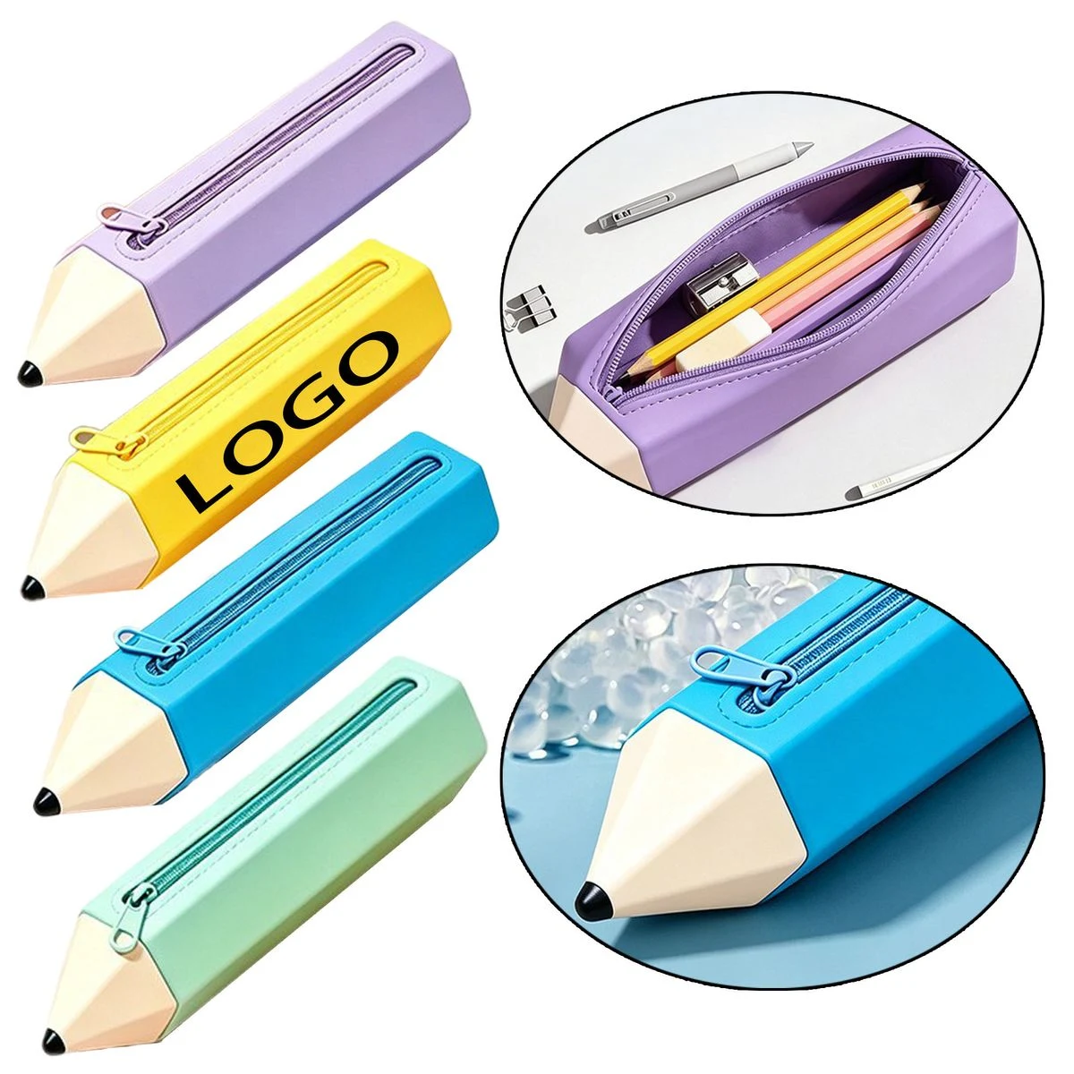 Unique Pencil Shaped Pen Storage Case 1