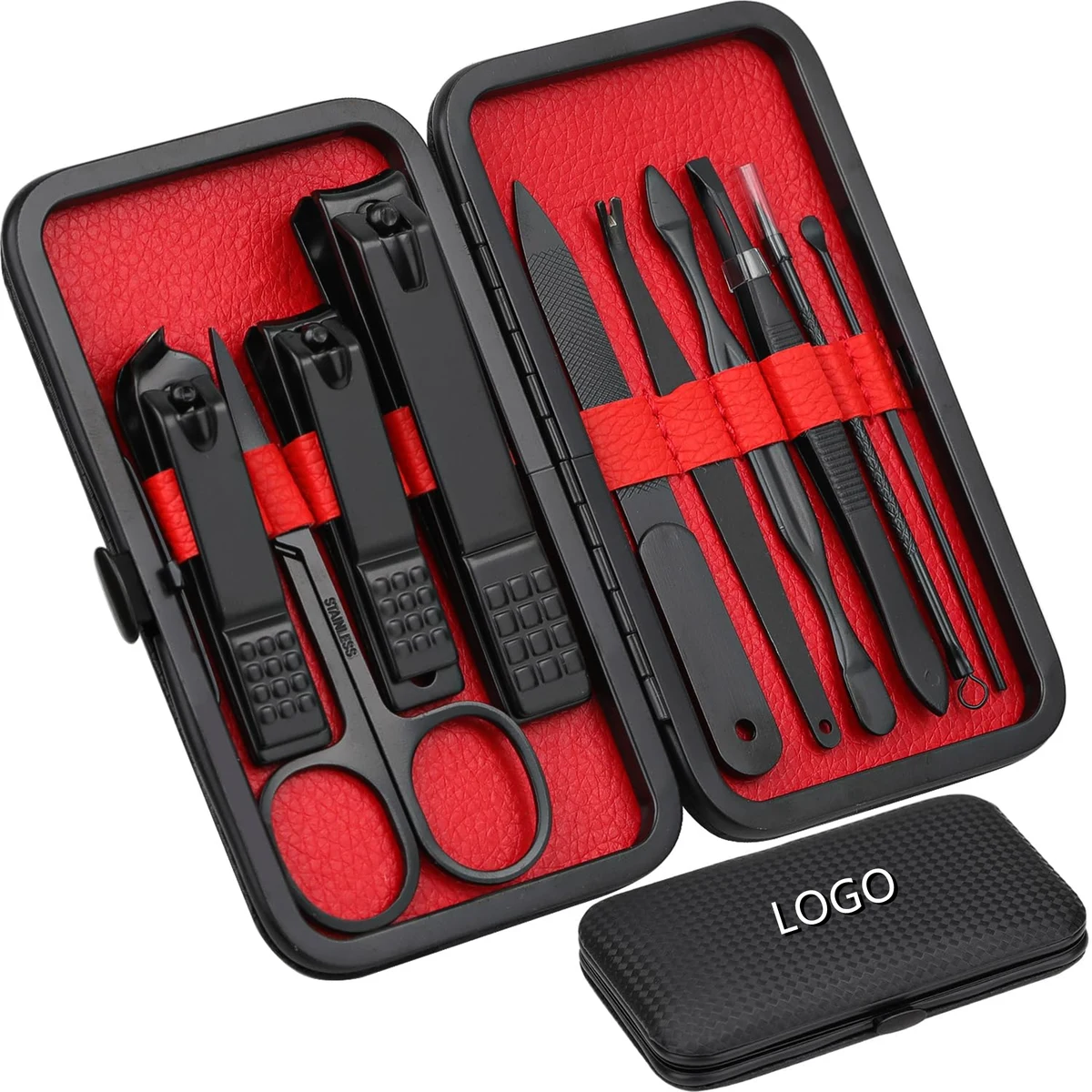 10 In 1 Manicure Set Nail Clippers Pedicure Kit 1