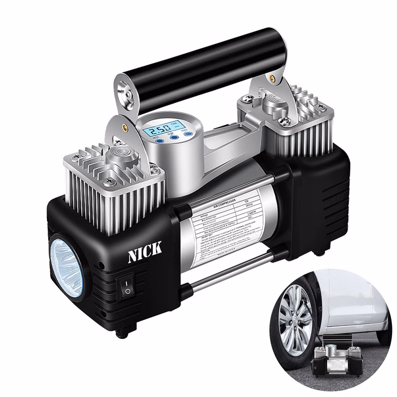 DC12V Portable electric vehicle tire inflation pump