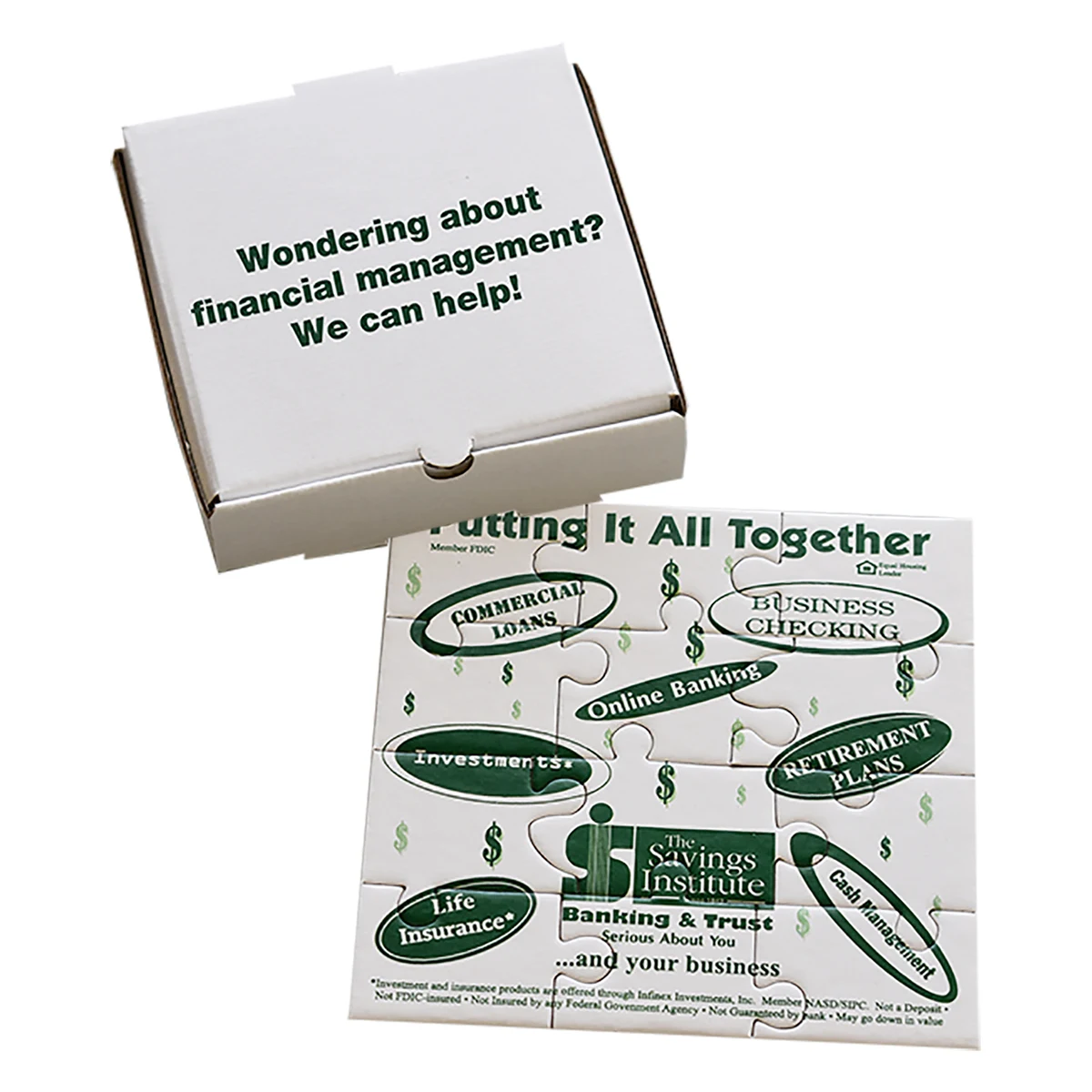 12 Pieces - 5" X 5"- Small Puzzle in Box 1