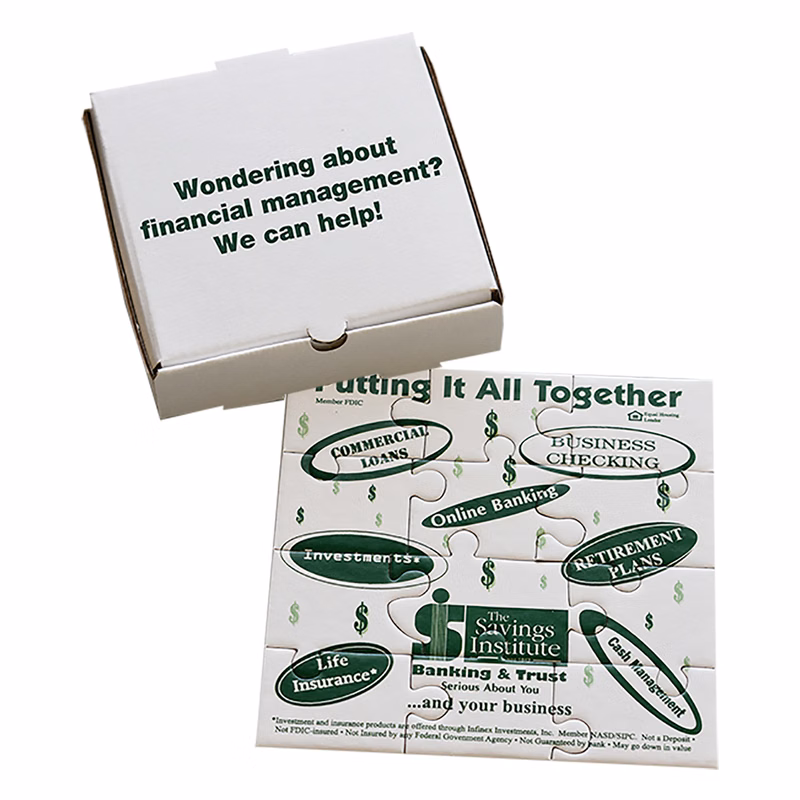 12 Pieces - 5" X 5"- Small Puzzle in Box