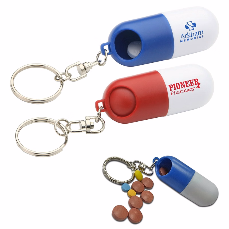 Travel Pill keychain