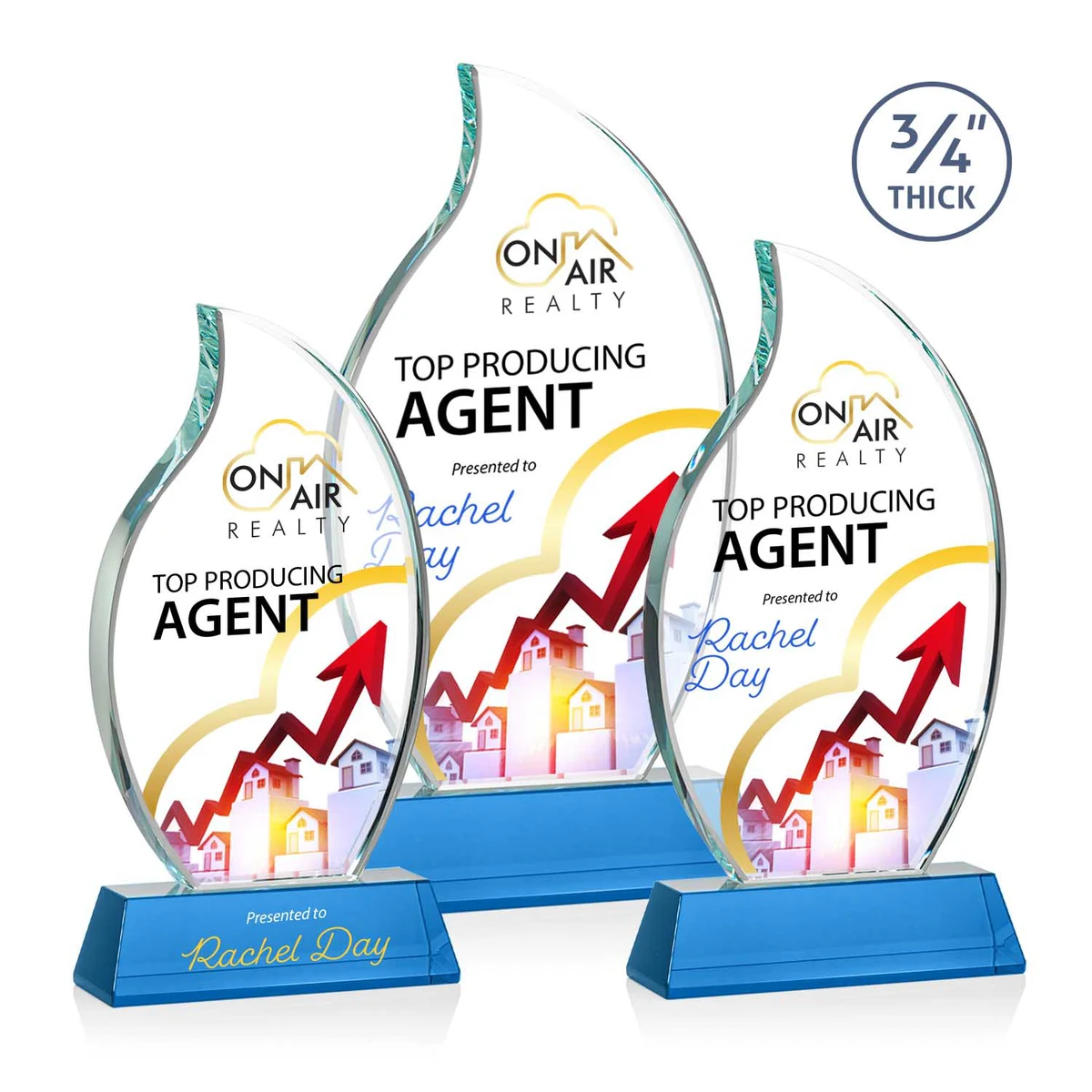 Croydon VividPrint™ Award on Newhaven Base - Sky Blue 1