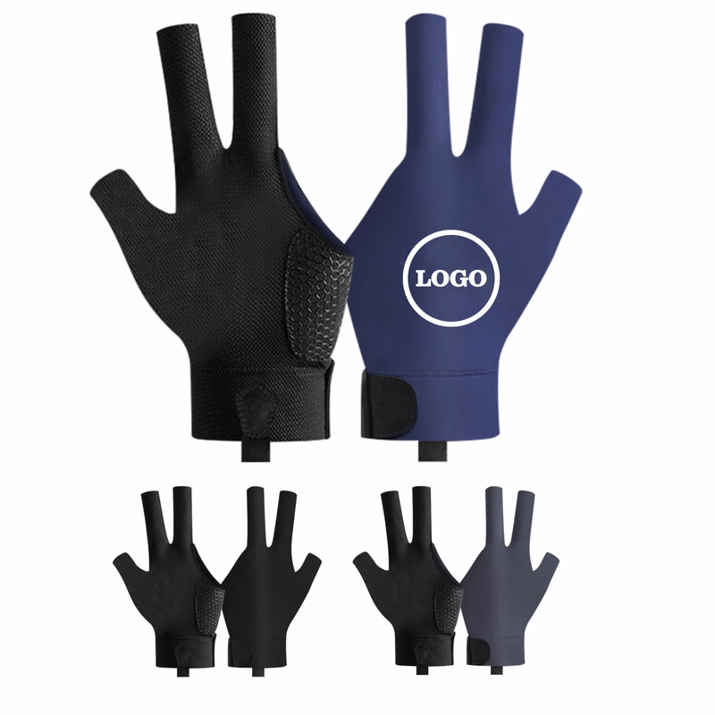Left-Hand 3-Finger Glove for Billiards