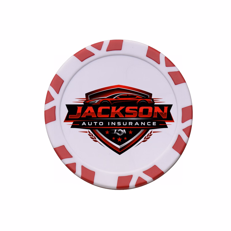 Mini Poker Chip Ball Marker