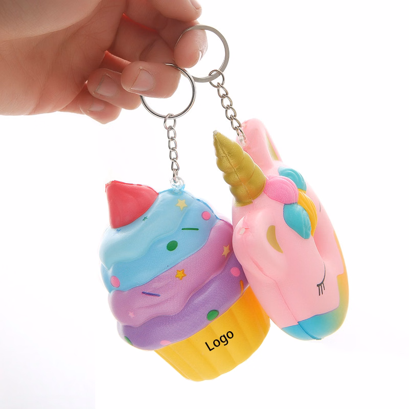 2 in 1 Ice Cream Keychain and Stress Reliever