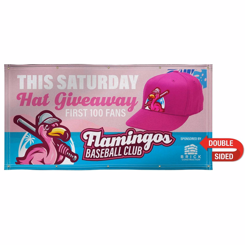 4' x 8' Nylon Banner Double-Sided