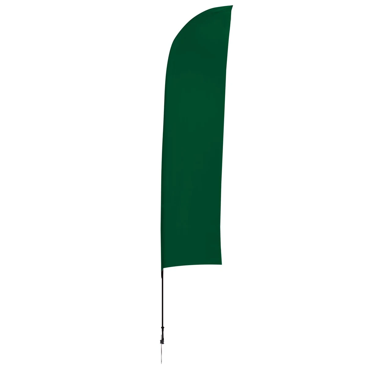 13' Solid-Color Streamline Blade Sail Sign Kit (Single-Sided with Ground Spike) 1