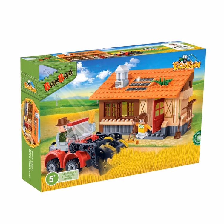 Tractor Interlocking Block Sets - 162 Pieces