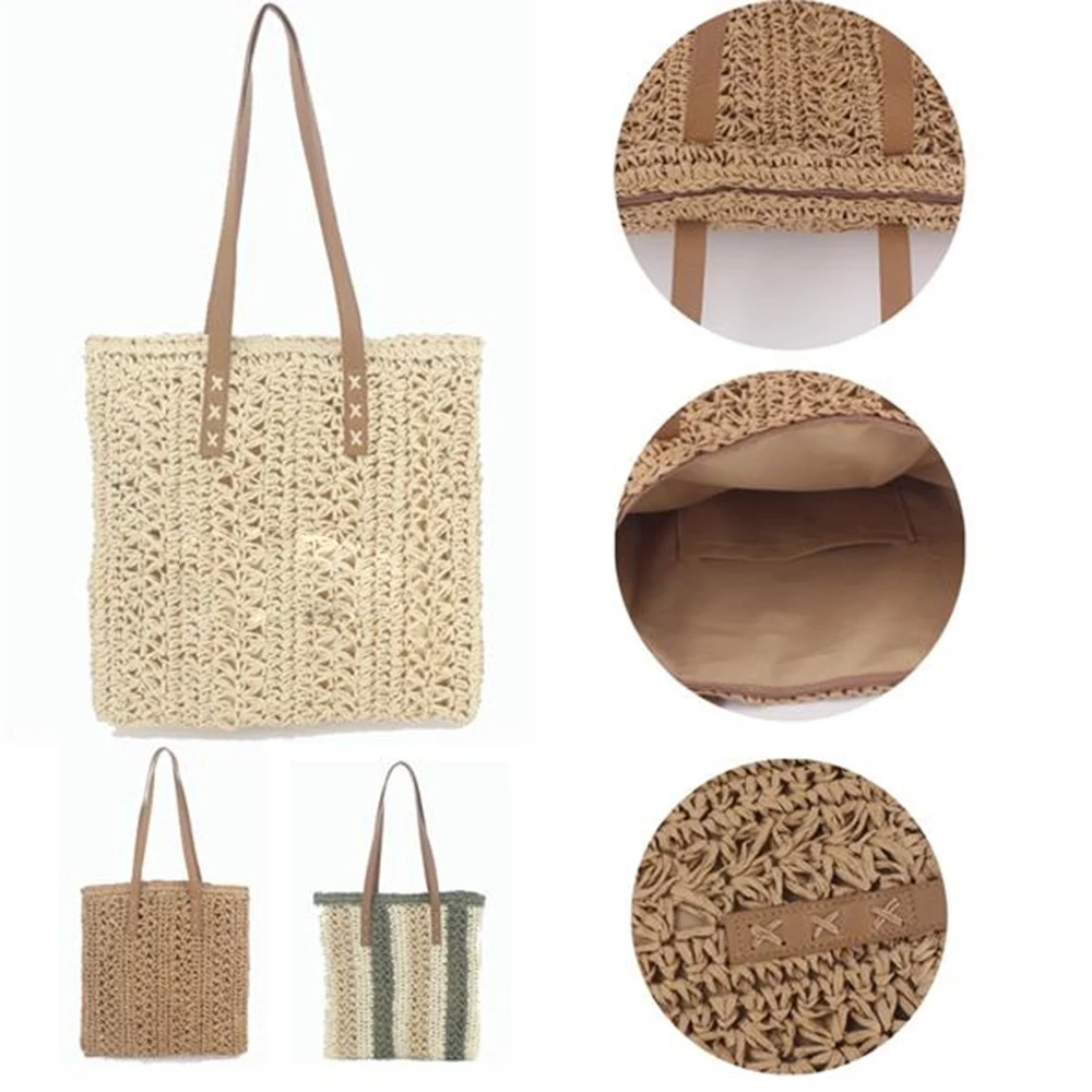 Straw Bag, custom tote bag with logo imprint 1