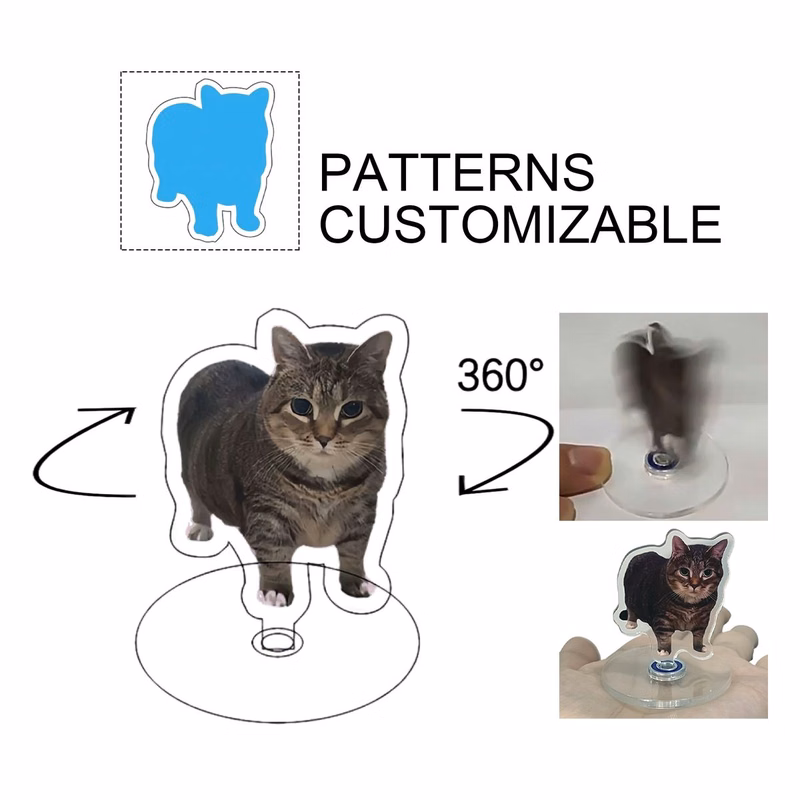 Customizable Rotating Display Stand