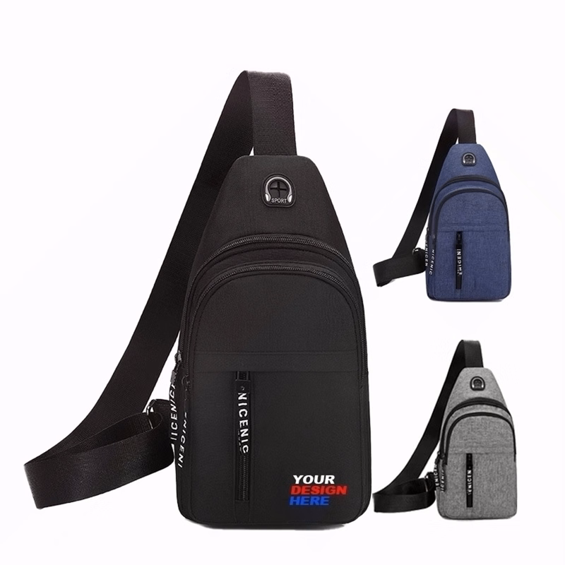 Men'S Single Shoulder Chest Bag