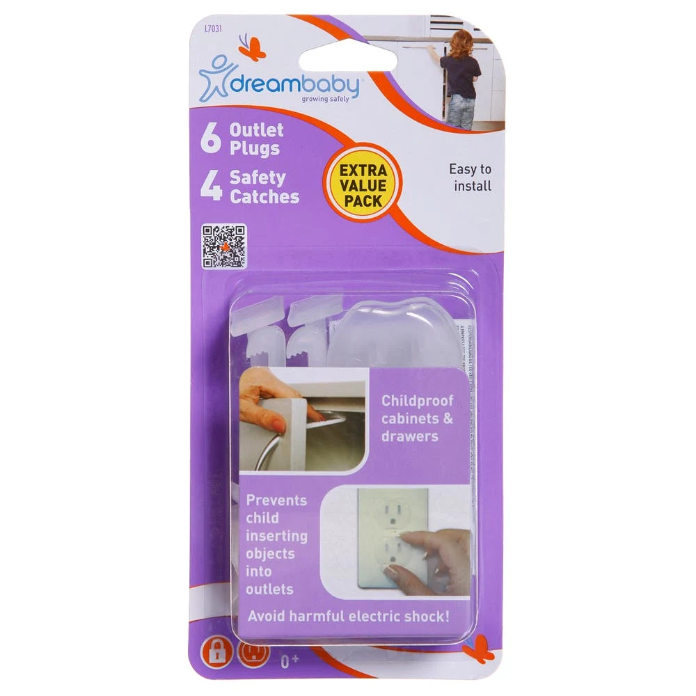 Baby Safety Kits - 4 Catches 6 Outlet Covers 1