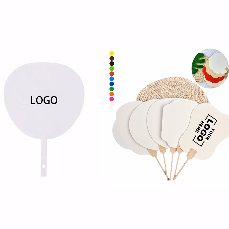 Customizable Plastic Advertising Fans MOQ 50pcs