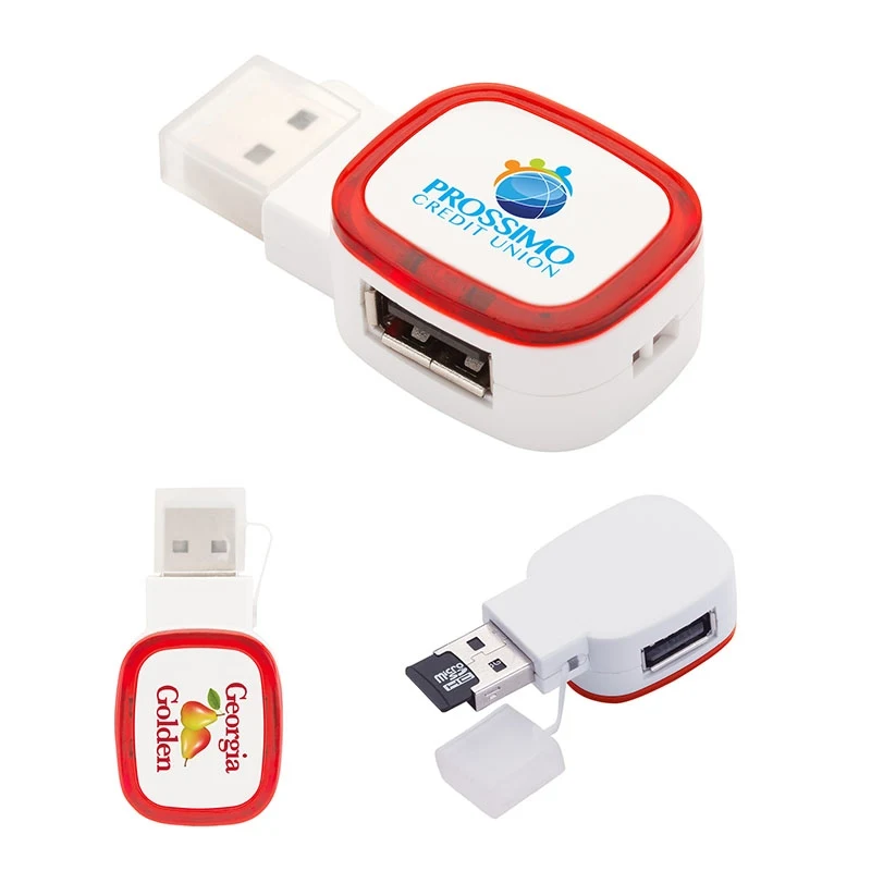 Tapa I Dual-Port USB 2.0 Hub / Reader 1