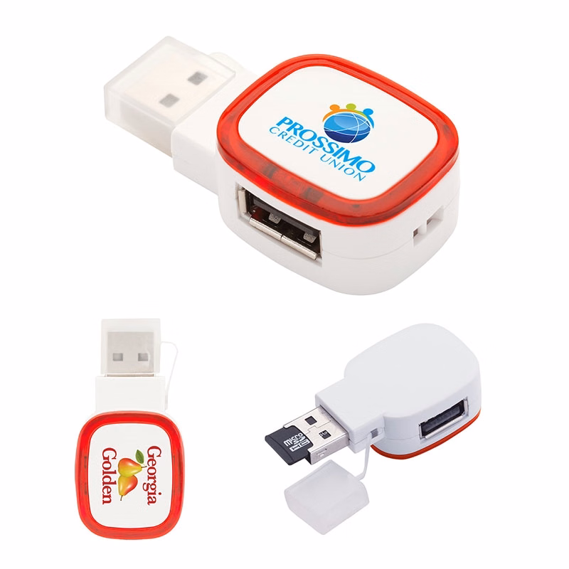 Tapa I Dual-Port USB 2.0 Hub / Reader