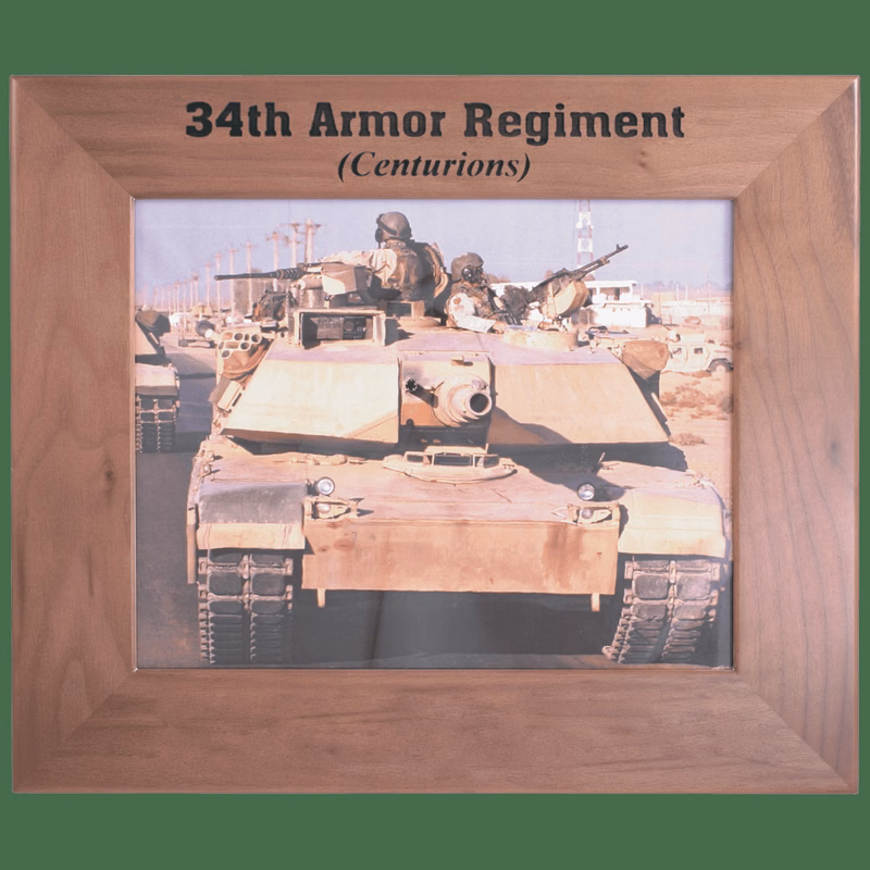 8" x 10" Walnut Genuine Picture Frame