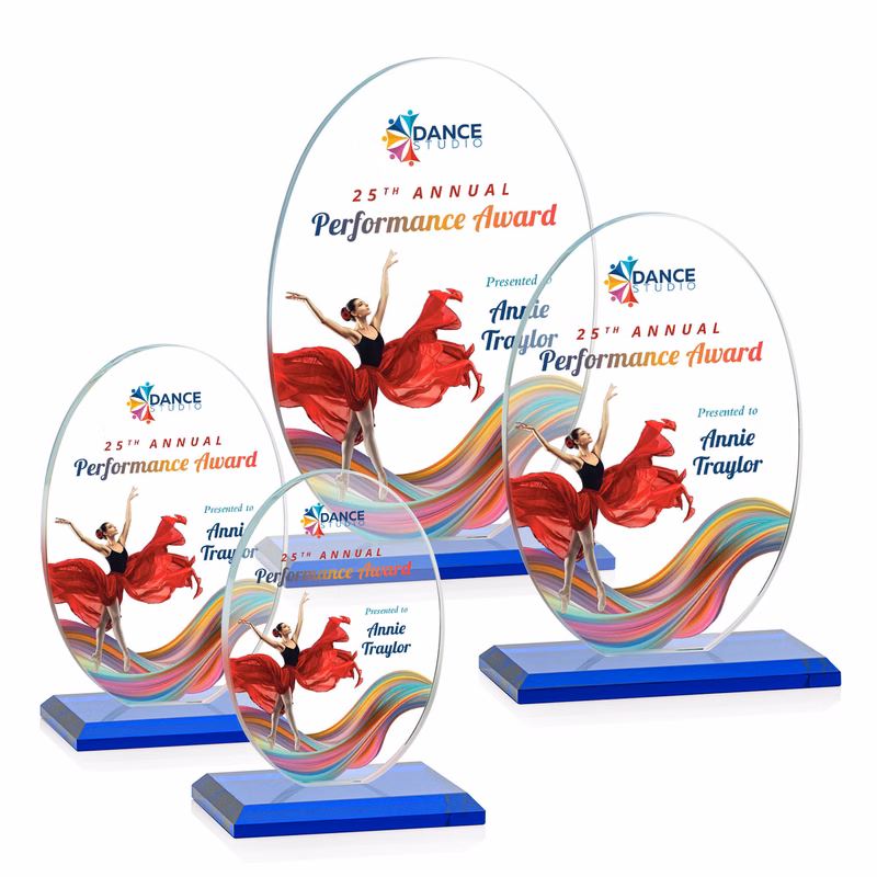 Austin (Vert) VividPrint™ Award - Blue