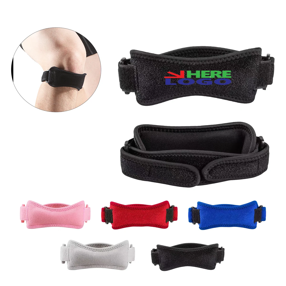 MOQ:10pcs Adjustable Elastic Knee Protector 1