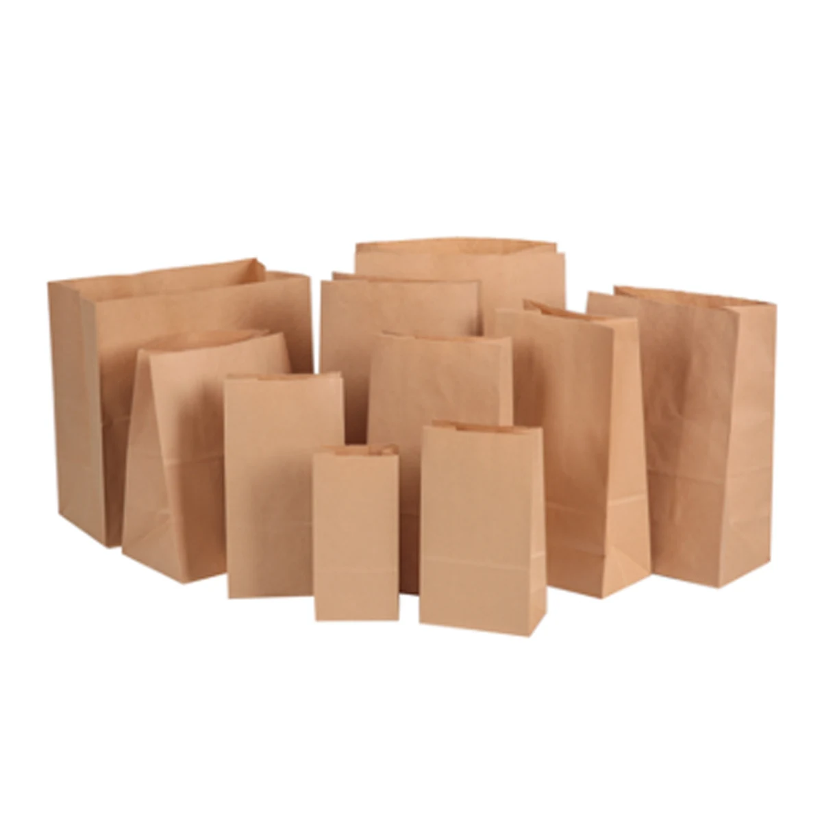 Customizable Eco-friendly Kraft Paper Gift Bag Of Various Sizes 1