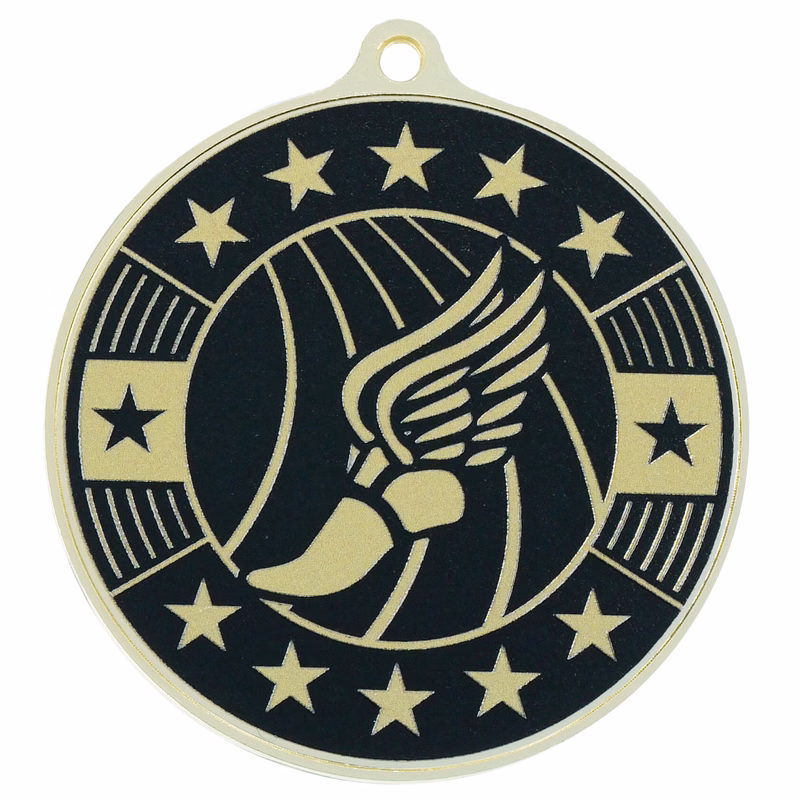 Track Simucast Medallion (2-1/8")