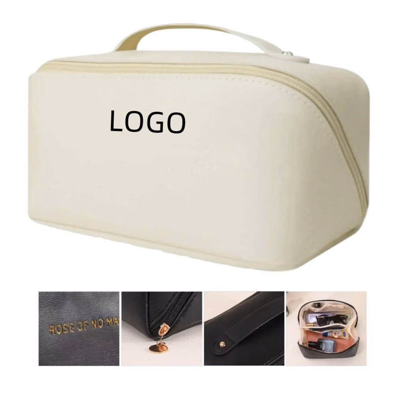 Large-Capacity PU Cosmetic Bag