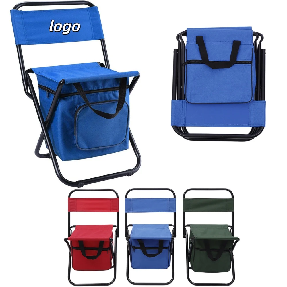Folding Camping Chair with Cooler Bag 1