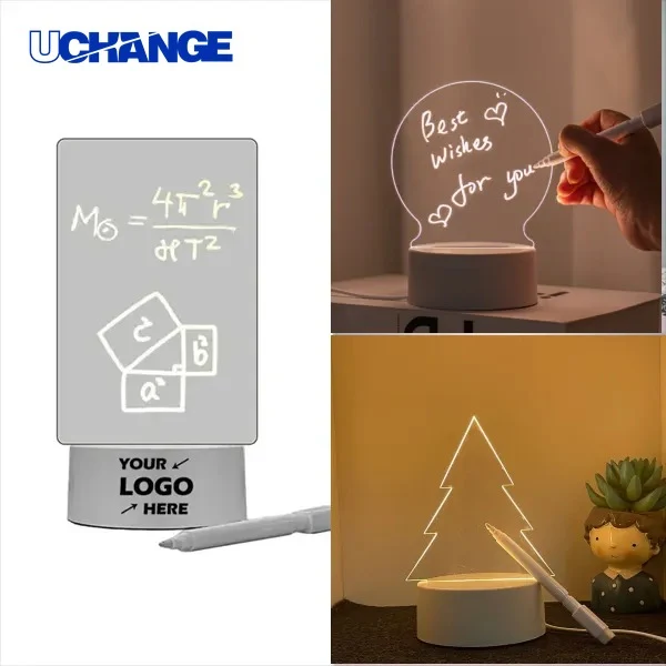 LED Message Night Light Acrylic Note Board 1