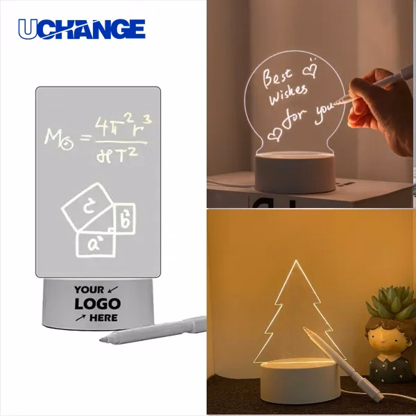 LED Message Night Light Acrylic Note Board