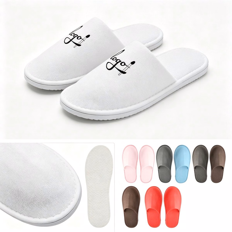 Towel Fabric Disposable Slippers